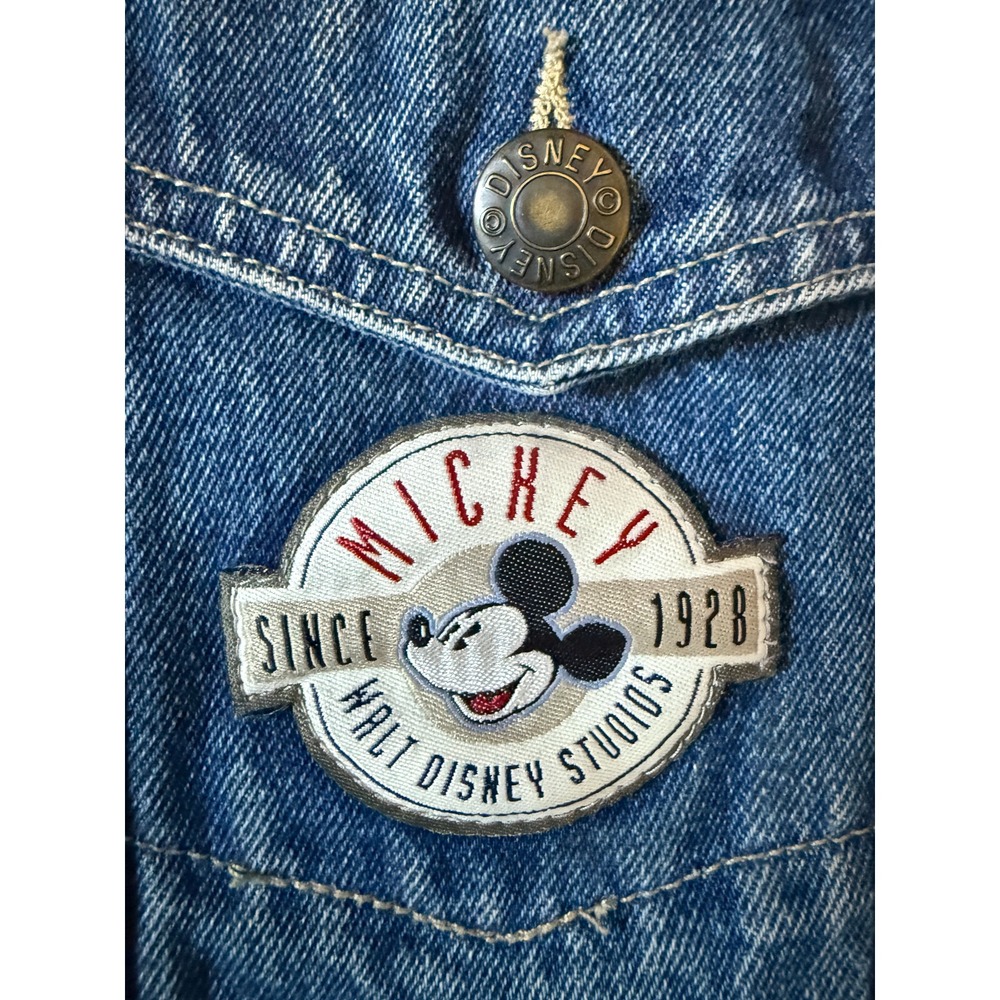 THE DISNEY STORE - Men's‎ Mickey Goofy Donald Denim Jacket - Small (Fits Bigger) - Picture 5 of 8